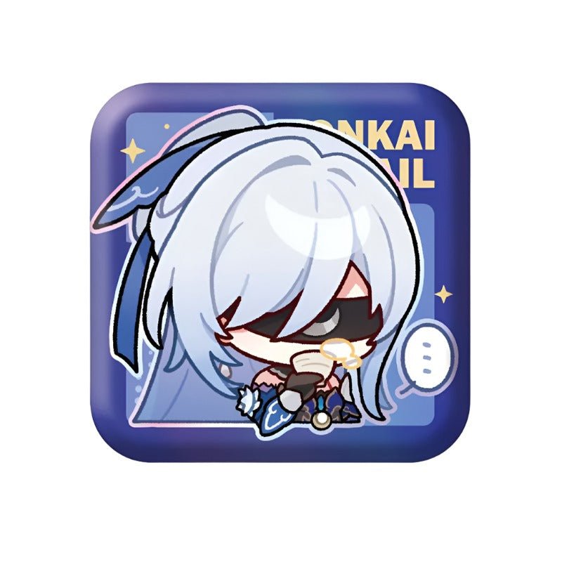 [Honkai Star Rail] Pom - Pom Pavillion Series Square Can Badge Chibi Jingliu - Otaku Collectives