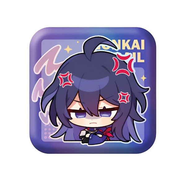 [Honkai Star Rail] Pom - Pom Pavillion Series Square Can Badge Chibi Seele - Otaku Collectives