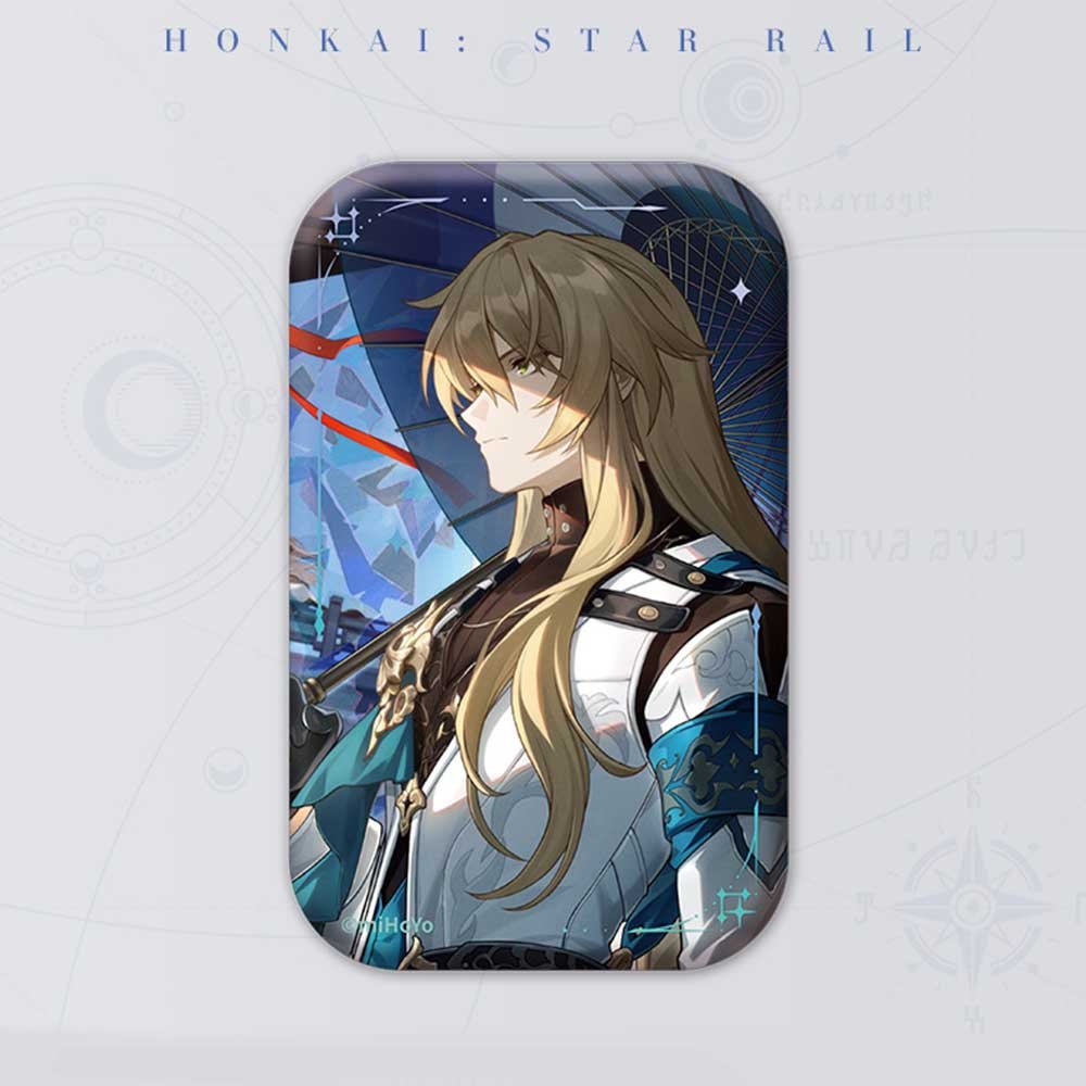 [Honkai Star Rail] Rectangle Light Cone Can Badge - Luocha - Otaku Collectives