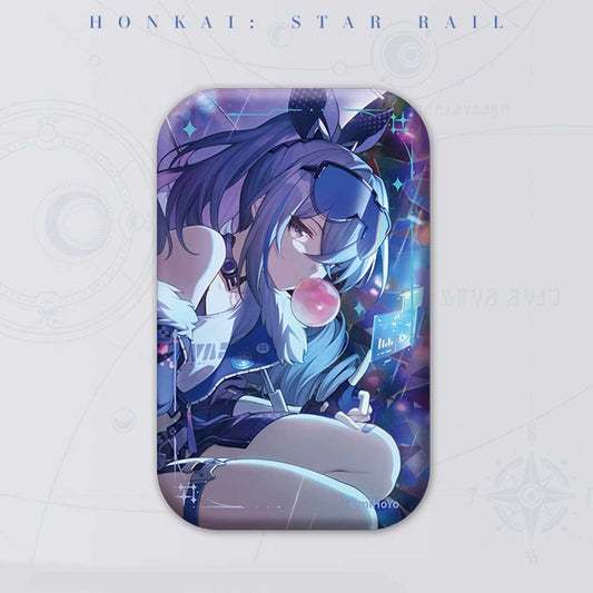 [Honkai Star Rail] Rectangle Light Cone Can Badge - Silver Wolf - Otaku Collectives