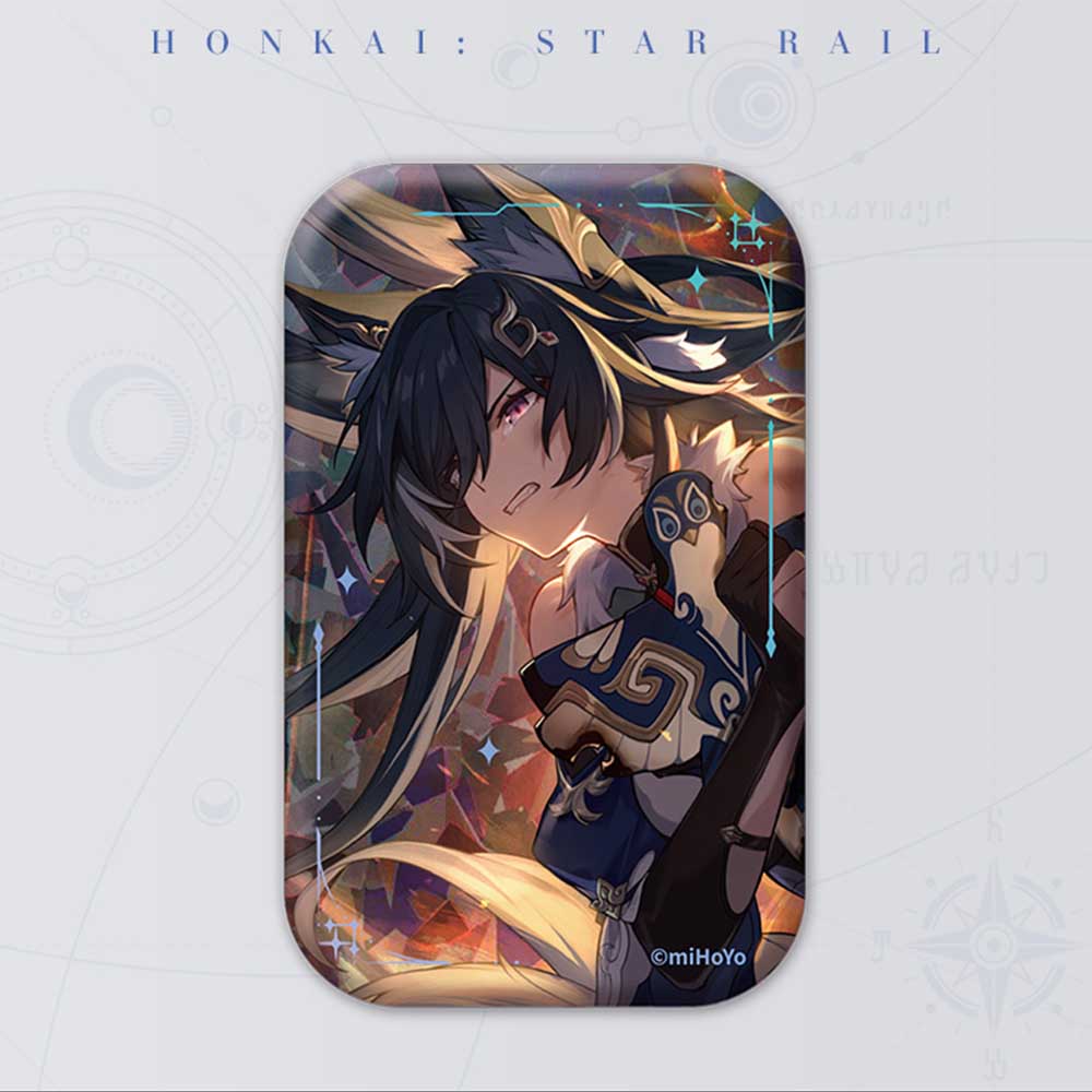 [Honkai Star Rail] Rectangle Light Cone Can Badge - YuKong - Otaku Collectives