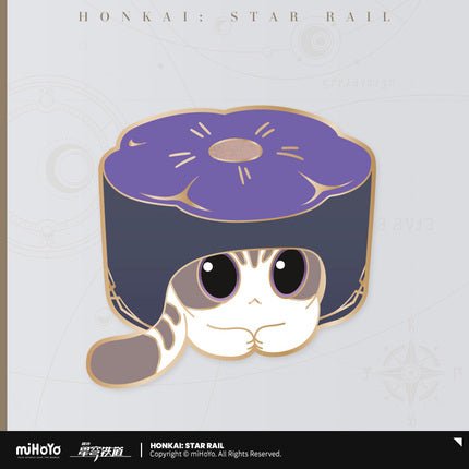 [Honkai Star Rail] Ruan Mei Creation Cat Cake Series Metal Badge - Herta - Otaku Collectives