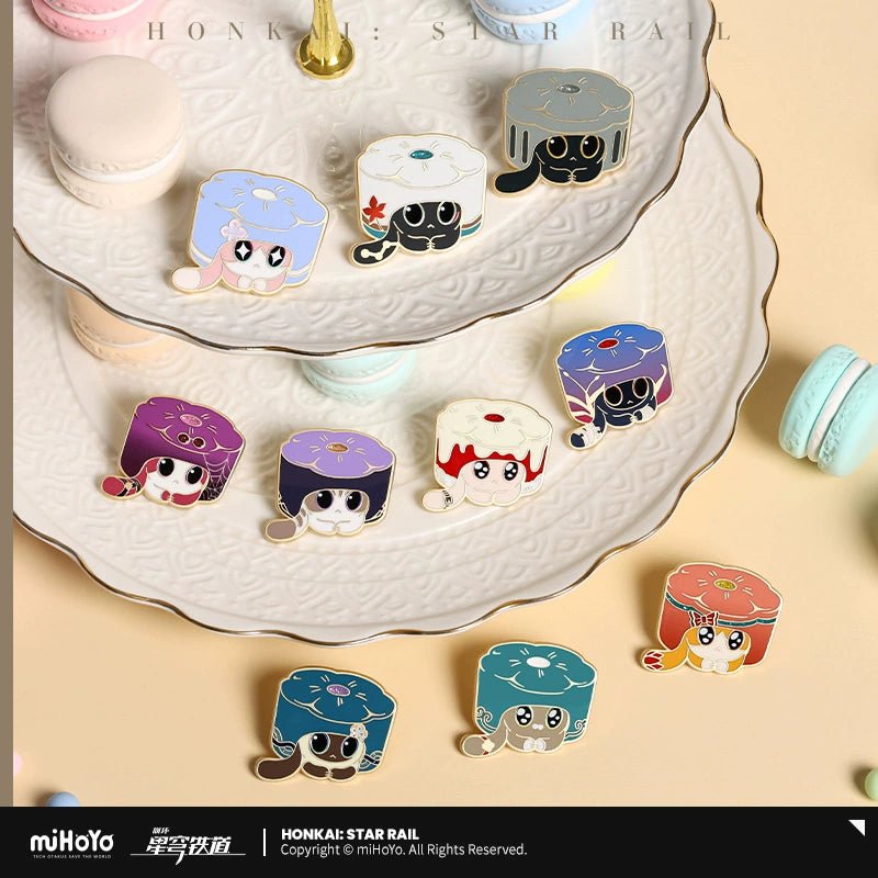 [Honkai Star Rail] Ruan Mei Creation Cat Cake Series Metal Badge - Kafka - Otaku Collectives