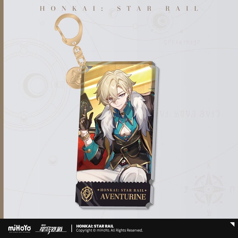 [Honkai Star Rail] Standing Design Series Acrylic Keychain - Aventurine - Otaku Collectives