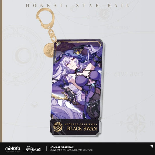 [Honkai Star Rail] Standing Design Series Acrylic Keychain - Black Swan - Otaku Collectives