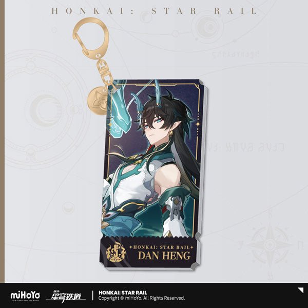 [Honkai Star Rail] Standing Design Series Acrylic Keychain Dan Heng Imbibitor Lunae - Otaku Collectives