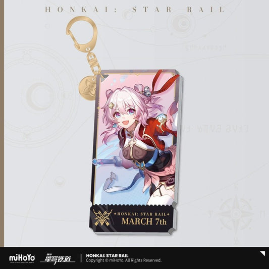 [Honkai Star Rail] Standing Design Series Acrylic Keychain - March 7th - Otaku Collectives