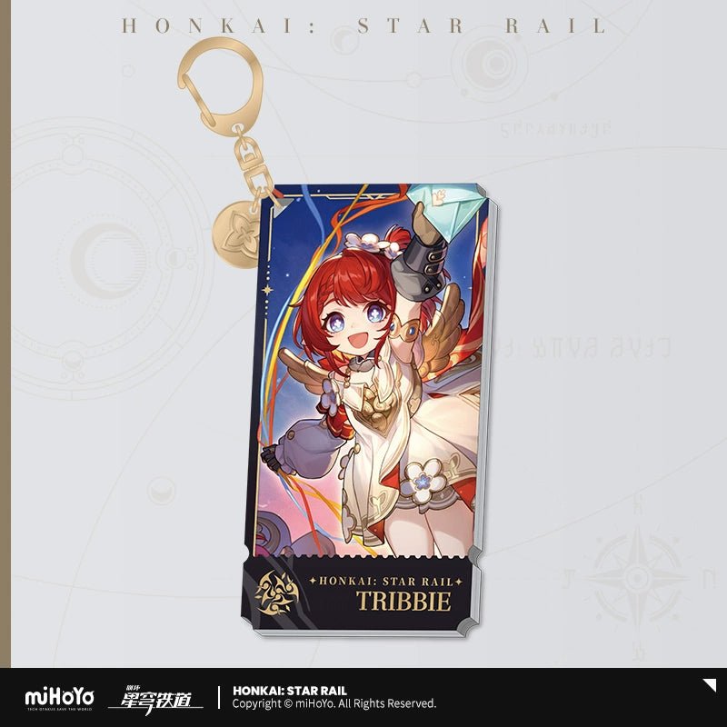 [Honkai Star Rail] Standing Design Series Acrylic Keychain - Tribbie - Otaku Collectives