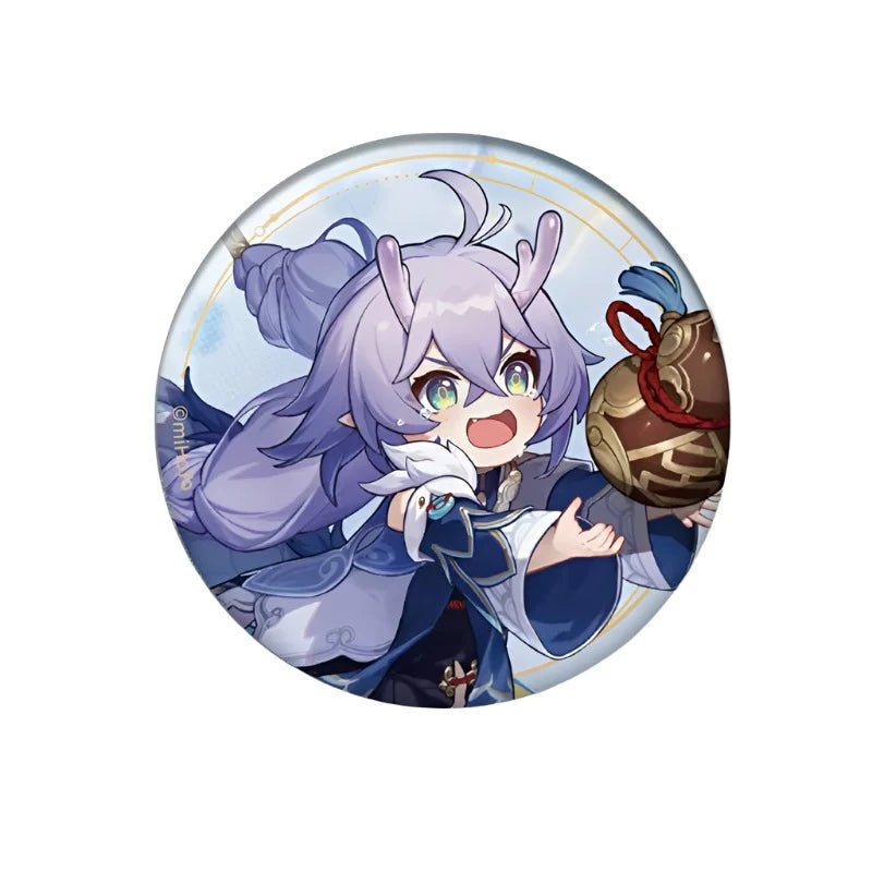 [Honkai Star Rail] Star Invitation Series Tinplate Can Badge - Bailu - Otaku Collectives