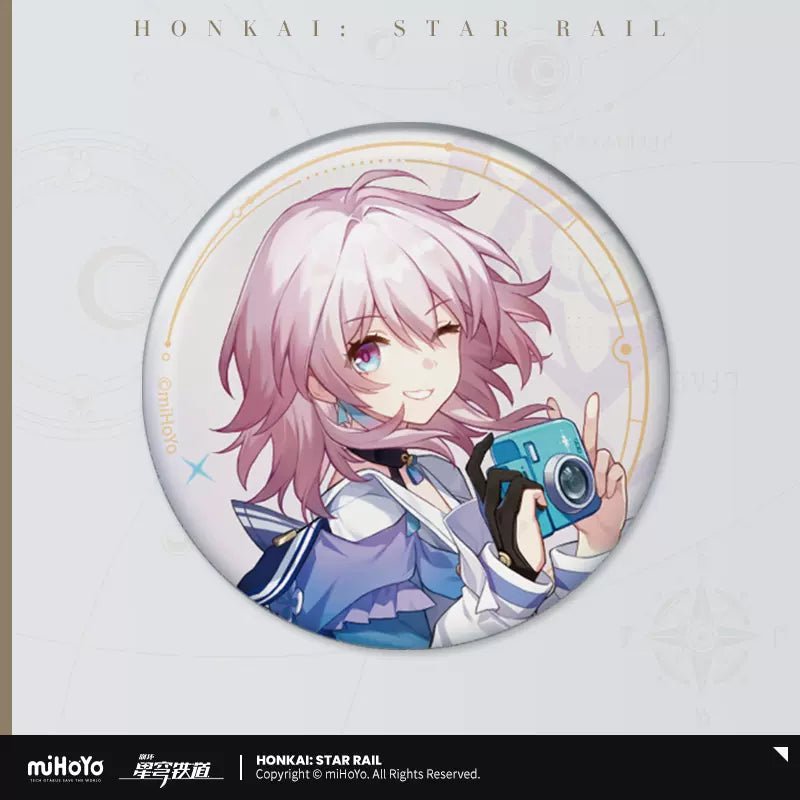 [Honkai Star Rail] Star Invitation Series Tinplate Can Badge - March 7th - Otaku Collectives