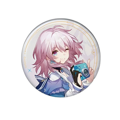 [Honkai Star Rail] Star Invitation Series Tinplate Can Badge - March 7th - Otaku Collectives