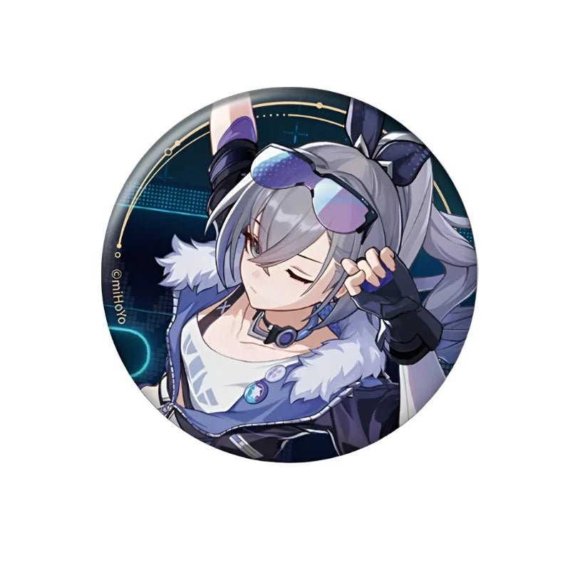 [Honkai Star Rail] Star Invitation Series Tinplate Can Badge - Silver Wolf - Otaku Collectives