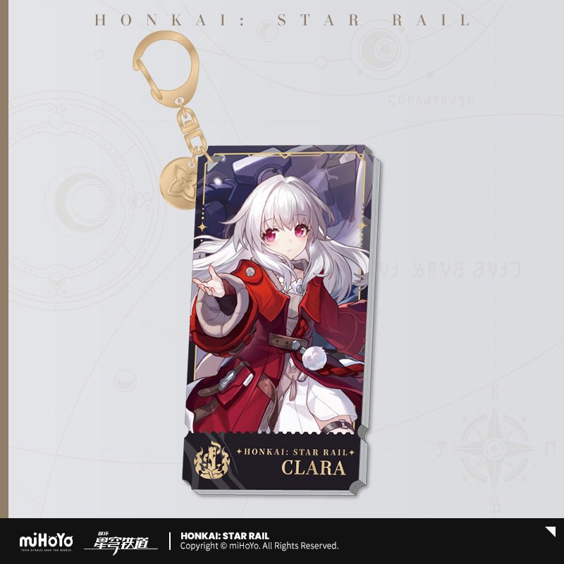 [Honkai Star Rail] The Destruction Character Warp Artwork Acrylic Keychain - Clara - Otaku Collectives