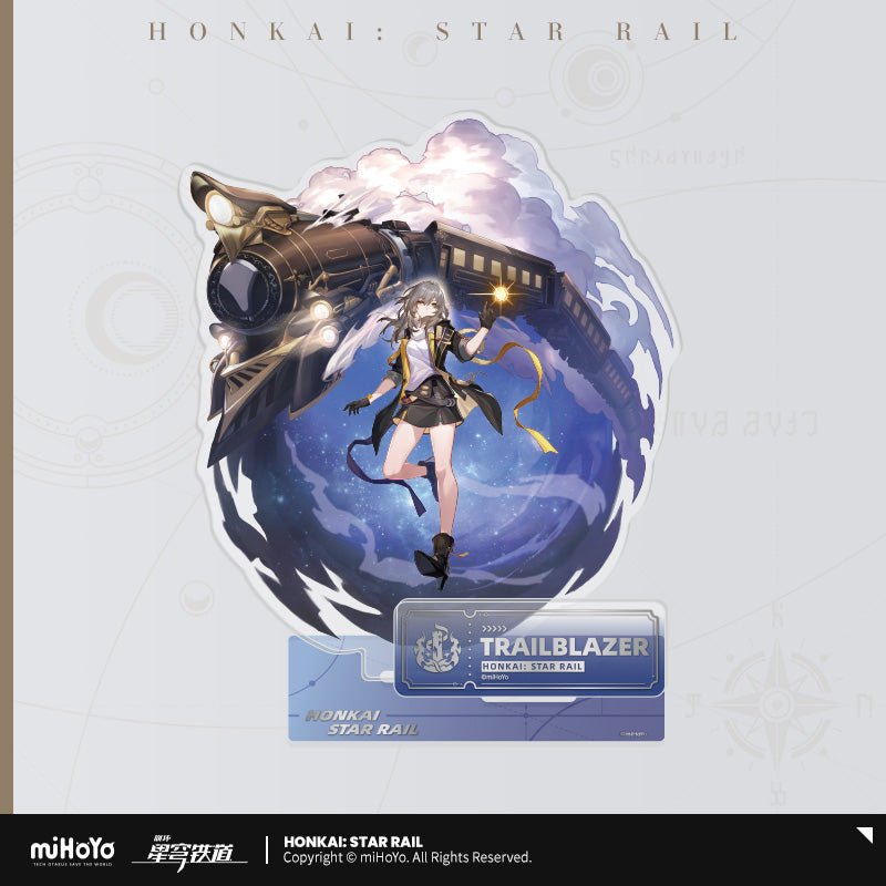 [Honkai Star Rail] The Destruction Character Warp Artwork Acrylic Stand - Trailblazer Stelle (Female) - Otaku Collectives