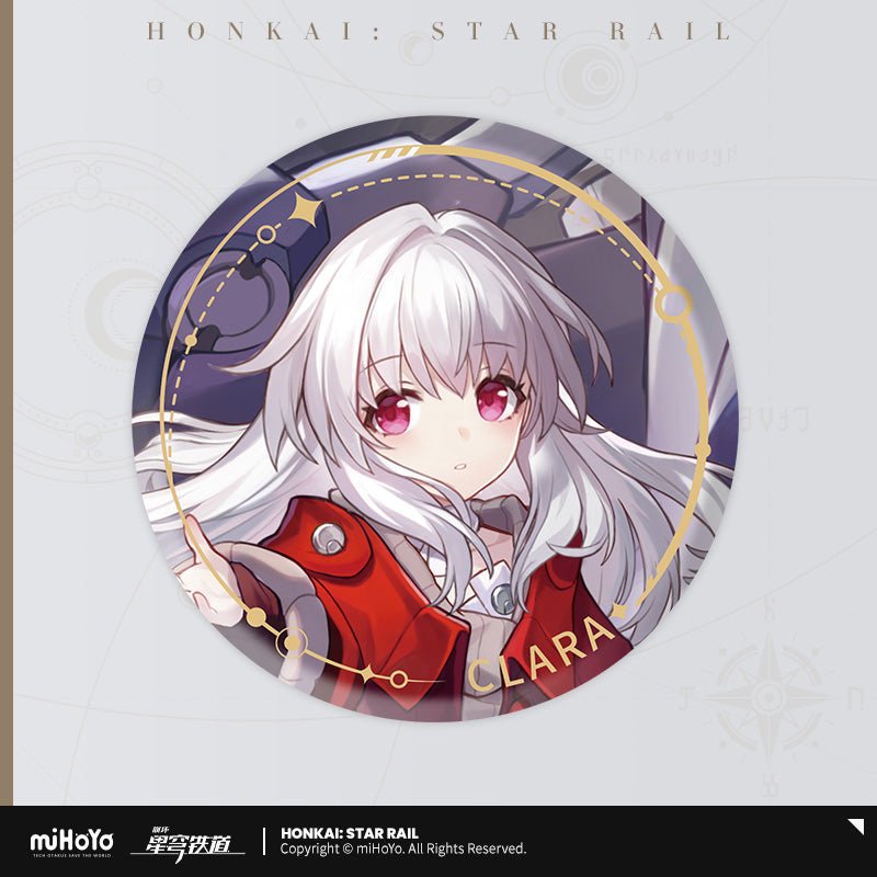 [Honkai Star Rail] The Destruction Character Warp Artwork Can Badge - Clara - Otaku Collectives