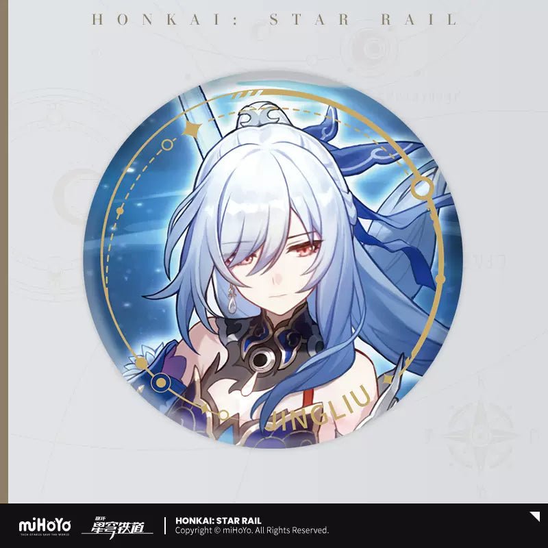 [Honkai Star Rail] The Destruction Character Warp Artwork Can Badge - Jingliu - Otaku Collectives