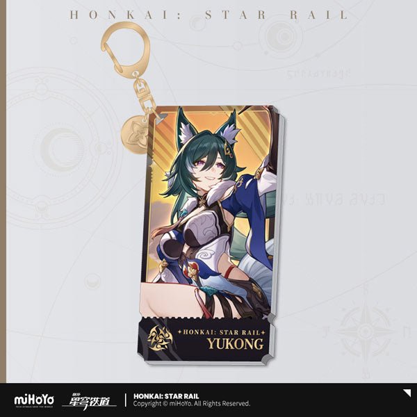 [Honkai Star Rail] The Harmony Character Warp Artwork Acrylic Keychain - Yukong - Otaku Collectives