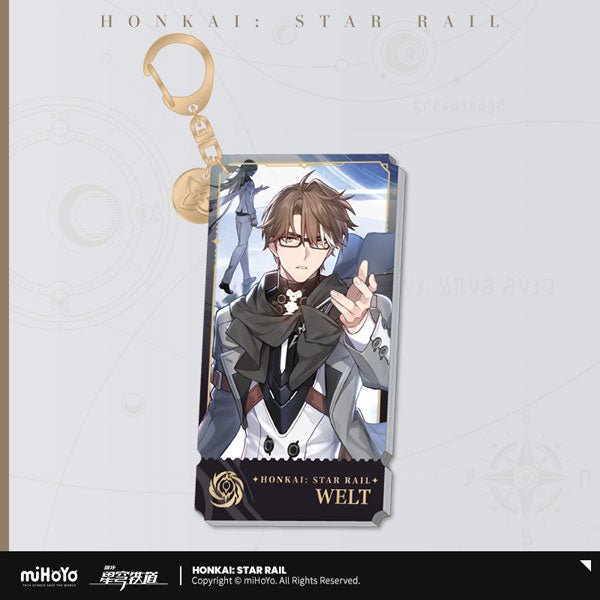 [Honkai Star Rail] The Nihility Character Warp Artwork Acrylic Keychain - Welt - Otaku Collectives