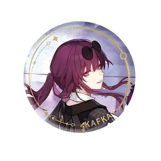 [Honkai Star Rail] The Nihility Character Warp Artwork Can Badge - Kafka - Otaku Collectives