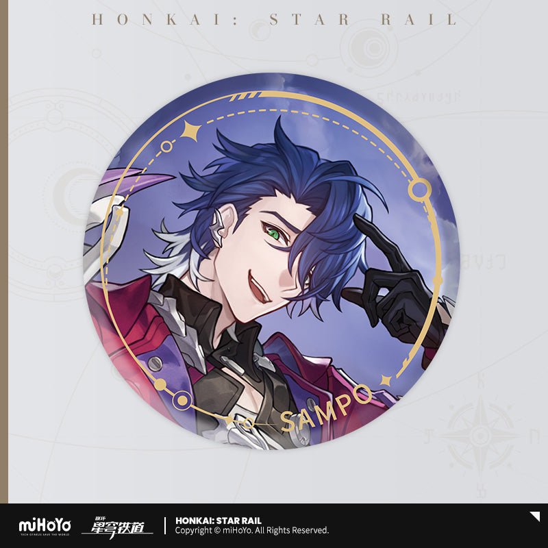 [Honkai Star Rail] The Nihility Character Warp Artwork Can Badge - Sampo - Otaku Collectives