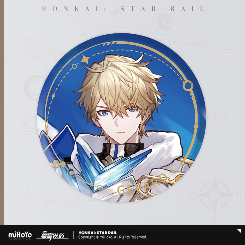 [Honkai Star Rail] The Preservation Character Warp Artwork Can Badge - Gepard - Otaku Collectives