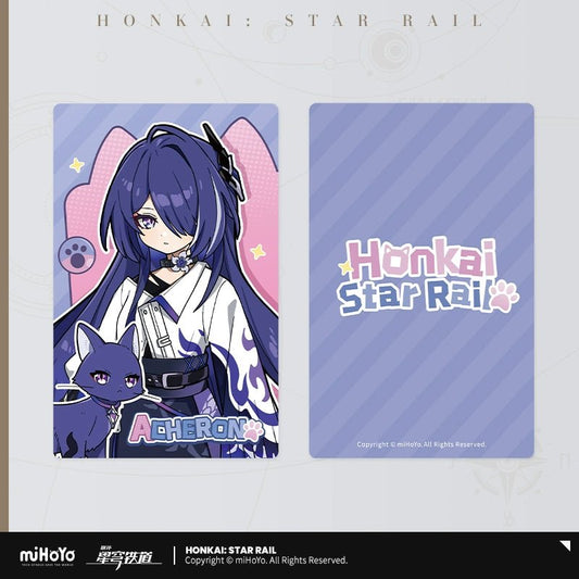 [Honkai Star Rail] Tiny Cat Series Laser Collectible Tickets - Acheron - Otaku Collectives