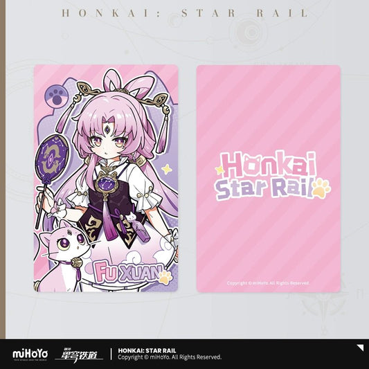 [Honkai Star Rail] Tiny Cat Series Laser Collectible Tickets - Fu Xuan - Otaku Collectives