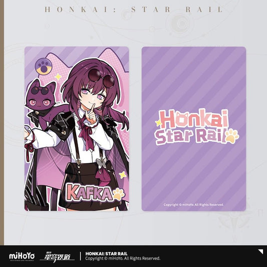 [Honkai Star Rail] Tiny Cat Series Laser Collectible Tickets - Kafka - Otaku Collectives