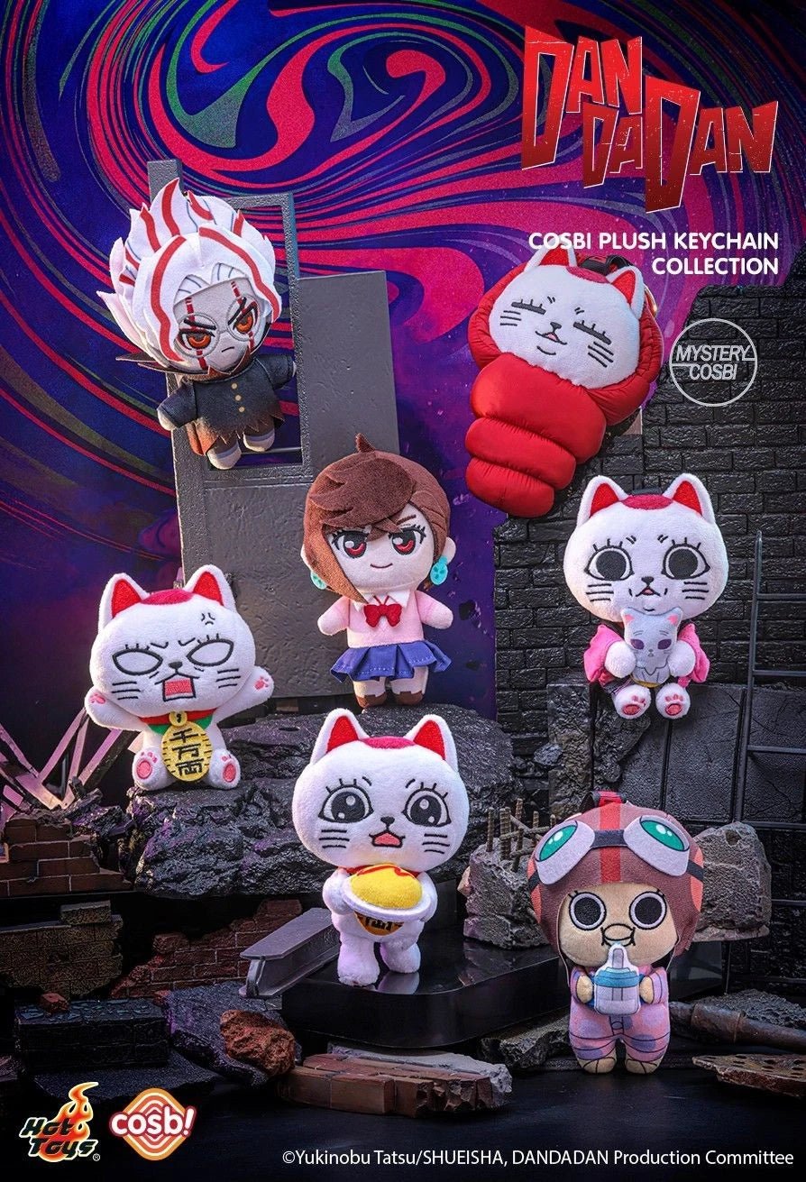 Hot Toys Dandadan Cosbi Plush Keychain Collection Blind Box - Otaku Collectives