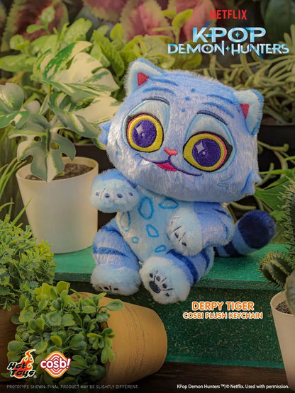 Hot Toys K-Pop Demon Hunters Derpy Tiger Plush Keychain Blind Box - Otaku Collectives