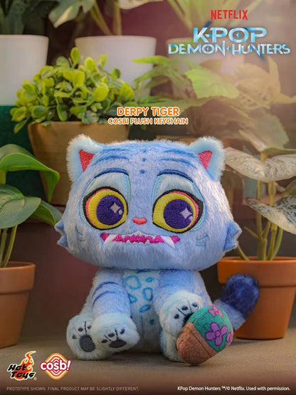 Hot Toys K-Pop Demon Hunters Derpy Tiger Plush Keychain Blind Box - Otaku Collectives