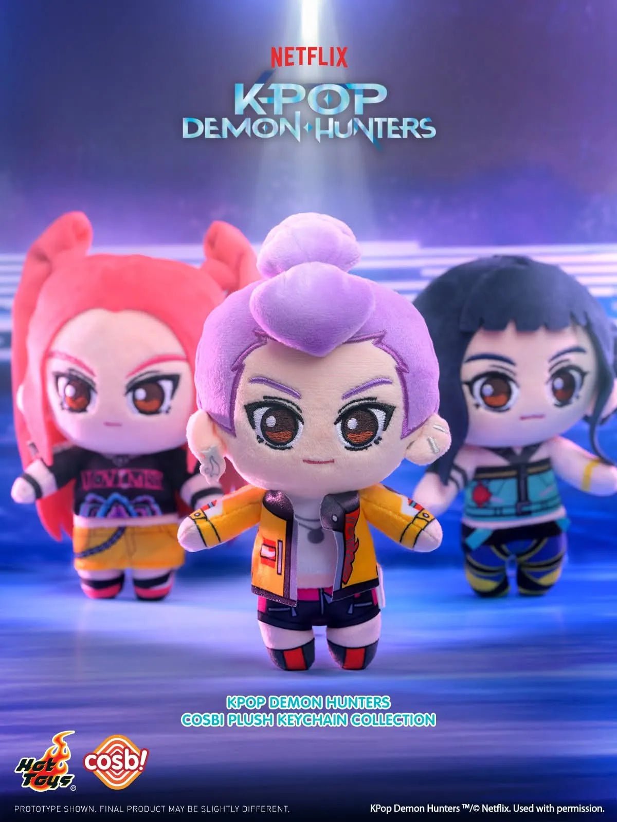Hot Toys Netflix K-Pop Demon Hunters Cosbi Plush Keychain Blind Box - Otaku Collectives