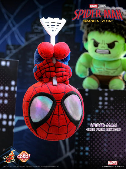 Hot Toys Spider-Man Brand New Day Cosbi Plush Keychain Blind Box - Otaku Collectives