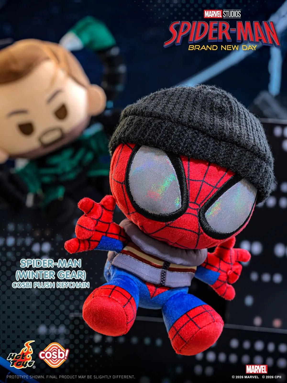 Hot Toys Spider-Man Brand New Day Cosbi Plush Keychain Blind Box - Otaku Collectives