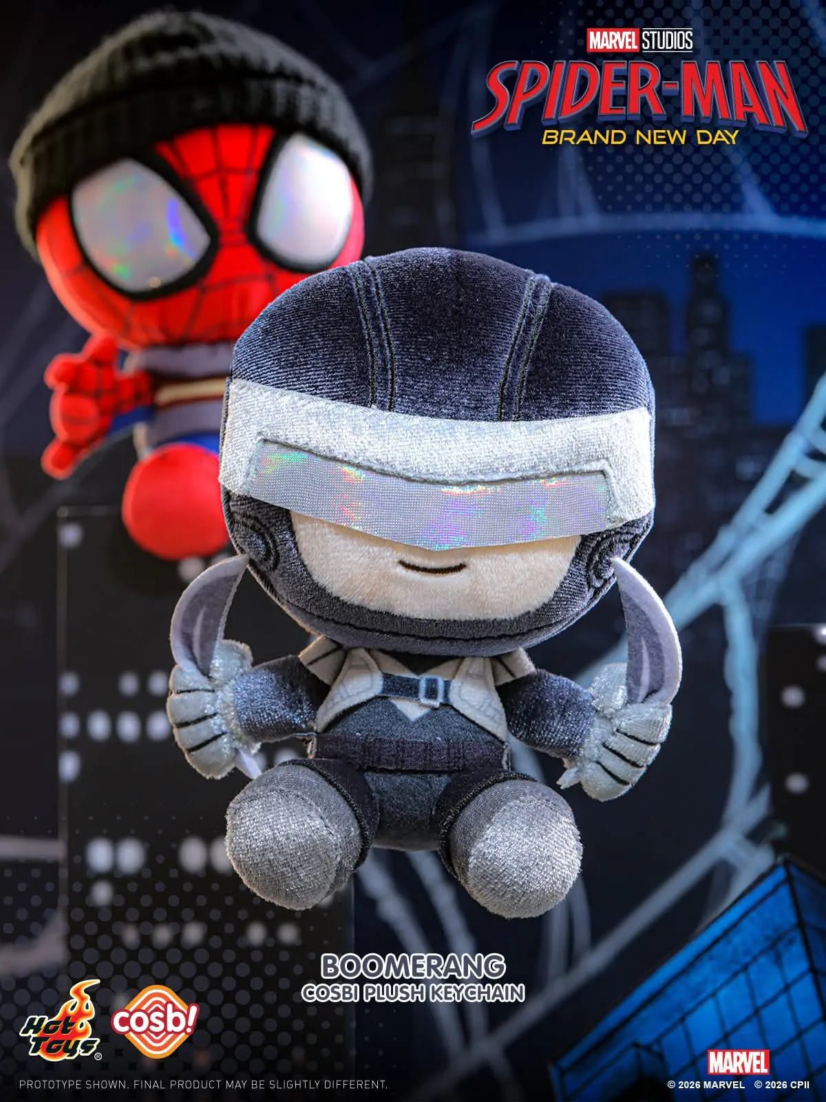 Hot Toys Spider-Man Brand New Day Cosbi Plush Keychain Blind Box - Otaku Collectives