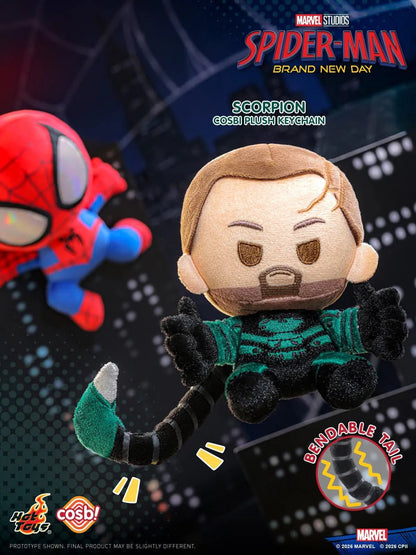 Hot Toys Spider-Man Brand New Day Cosbi Plush Keychain Blind Box - Otaku Collectives