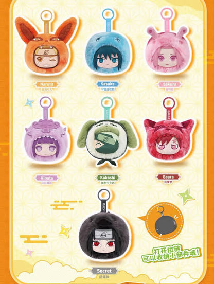 EAKI Naruto Shippuden Fluffy Earbud Pouch Plush Blind Box