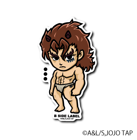 [JoJo's Bizarre Adventure] B-Side Label Sticker- Santana - Otaku Collectives
