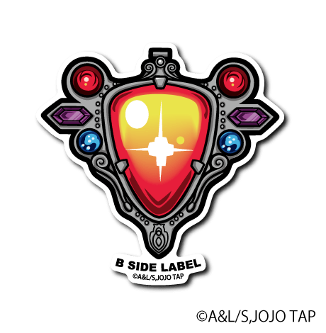 [JoJo's Bizarre Adventure] B-Side Label Sticker- The Red Stone of Aja - Otaku Collectives