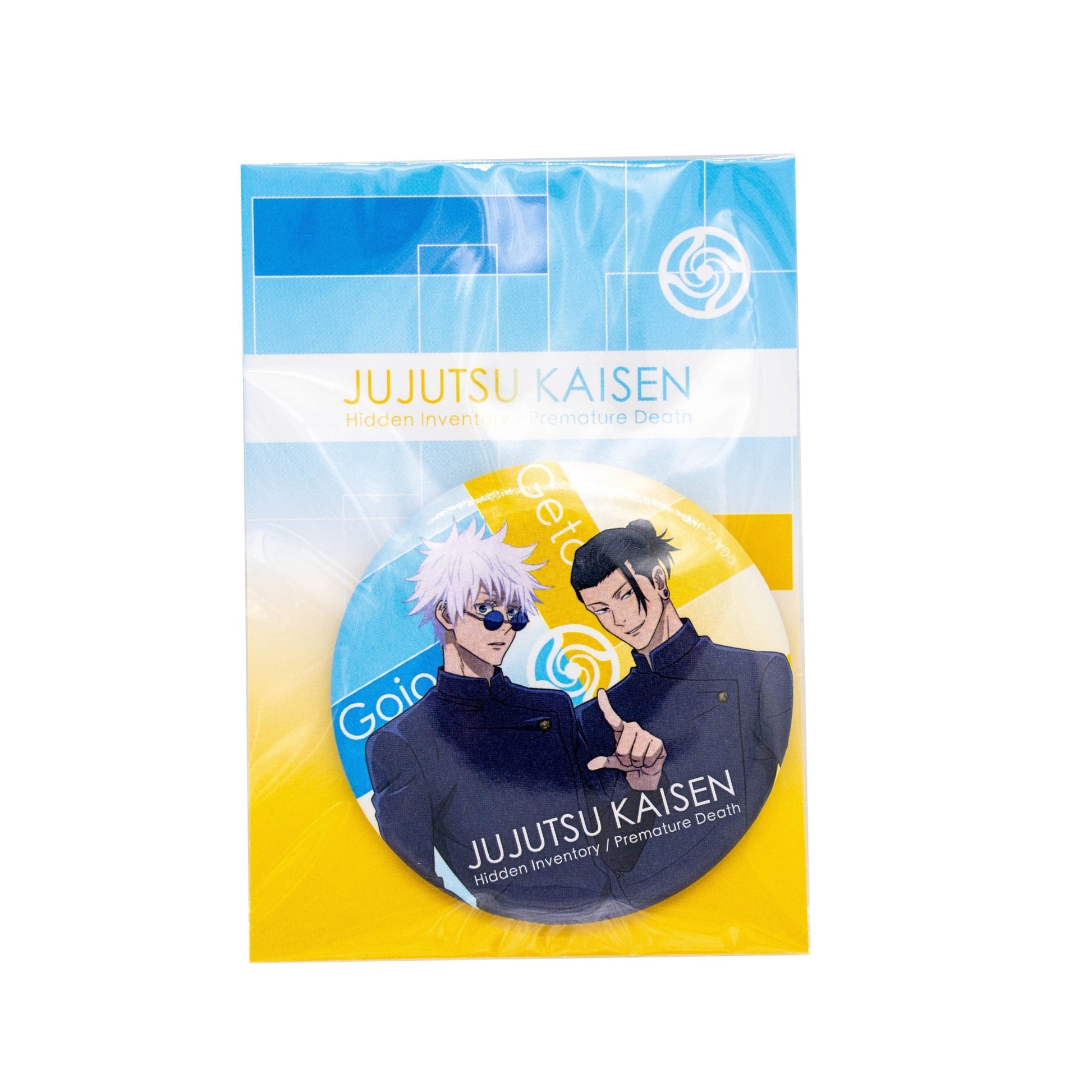 [Jujutsu Kaisen] Can Badge Jujutsu Kaisen's Shibuya Incident Taiwan 2024 Pop Up - Satoru Gojo and Suguru Geto - Otaku Collectives