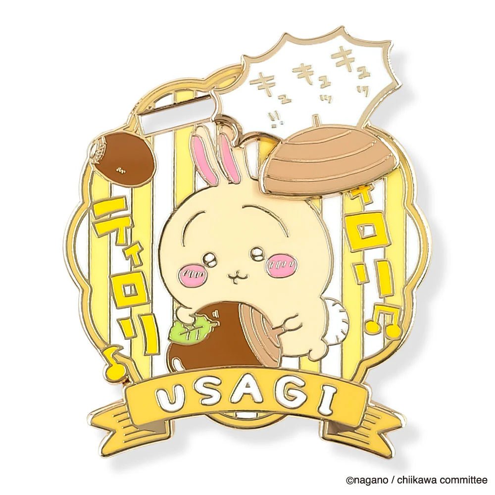 Large Gimmick Pin Badge Hachiware – Usagi - Otaku Collectives