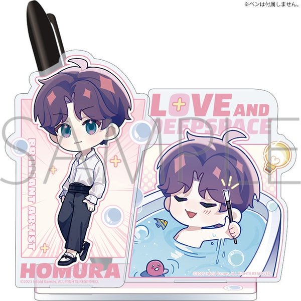 [Love and Deepspace] Rinkuu Petit News Series Acrylic Pen Holder - Rafayel - Otaku Collectives