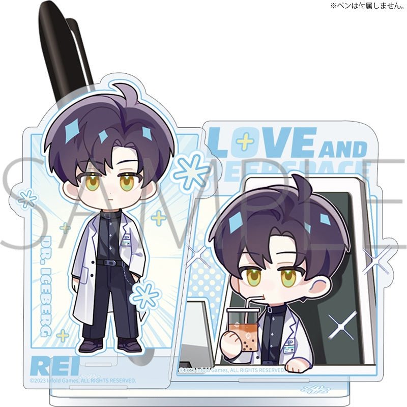 [Love and Deepspace] Rinkuu Petit News Series Acrylic Pen Holder - Zayne - Otaku Collectives
