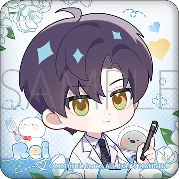 [Love and Deepspace] Rinkuu Petit News Series Cushion Can Badge - Zayne - Otaku Collectives