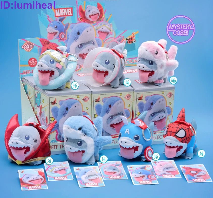 Marvel Comics Cosbi Jeff the Land Shark Random Plush Keychain Blind Box - Otaku Collectives
