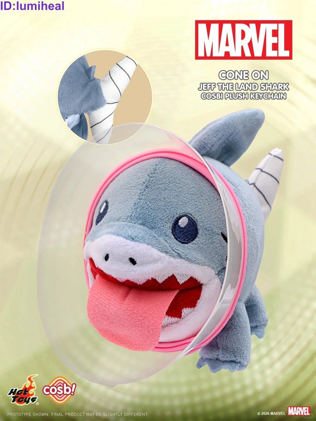 Marvel Comics Cosbi Jeff the Land Shark Random Plush Keychain Blind Box - Otaku Collectives