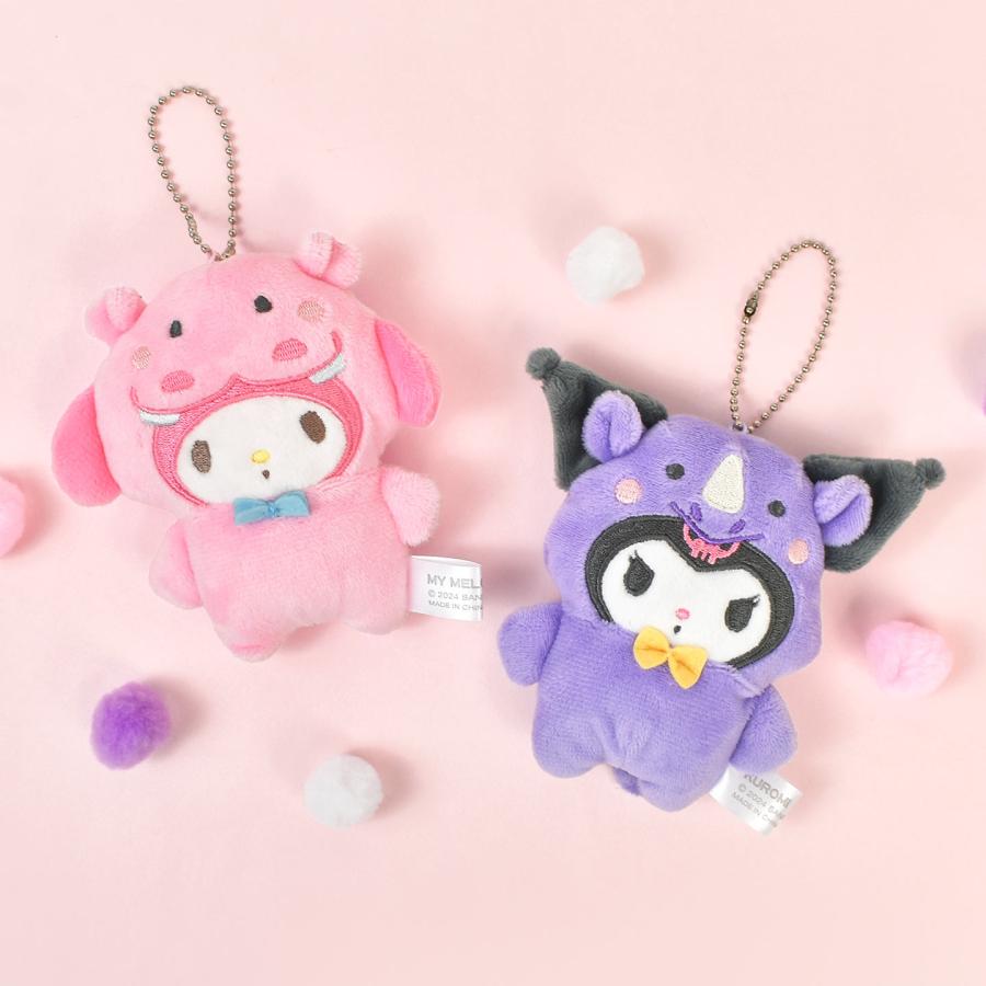 Mascot Keyholder Okaburi Animal Kuromi Sanrio - Otaku Collectives