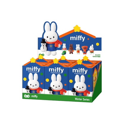 Miffy Winter Series Plush Keychain Blind Box - Otaku Collectives