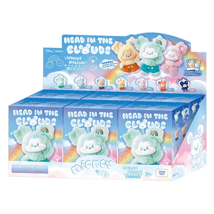 MINISO Disney Mickey Head in the Clouds Series Vinyl Plush Doll Blind Box - Otaku Collectives