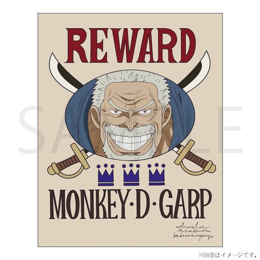 Monkey D. Garp One Piece Official Cross Guild Issued Wanted Poster - Otaku Collectives